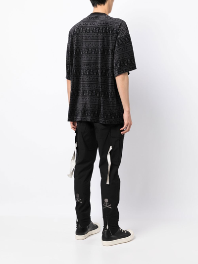 Mastermind Japan Abstract-pattern Short-sleeve T-shirt In Black