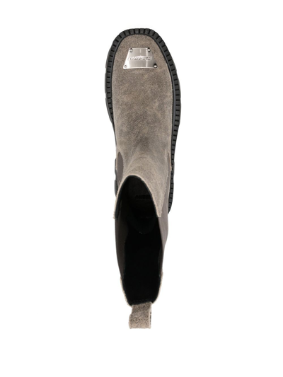 Misbhv Two-tone Chelsea Boots In Brown