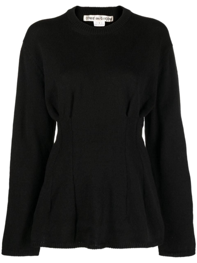 Shop Comme Des Garçons Women's  Black Other Materials Sweater
