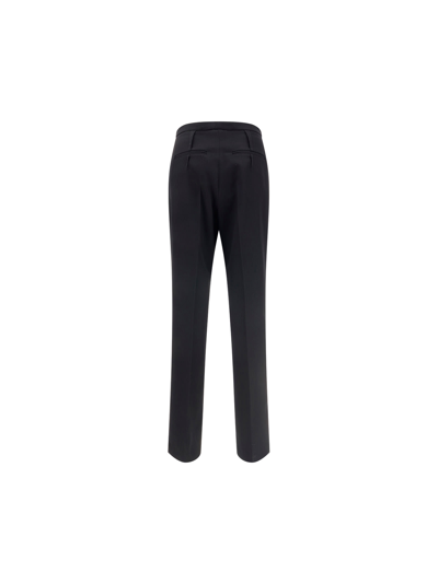 Shop Fendi New Grain Pants In Black