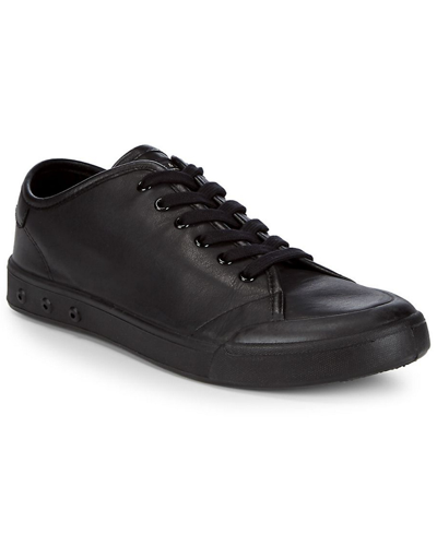 Rag & Bone Standard Issue Leather Sneaker In Black | ModeSens