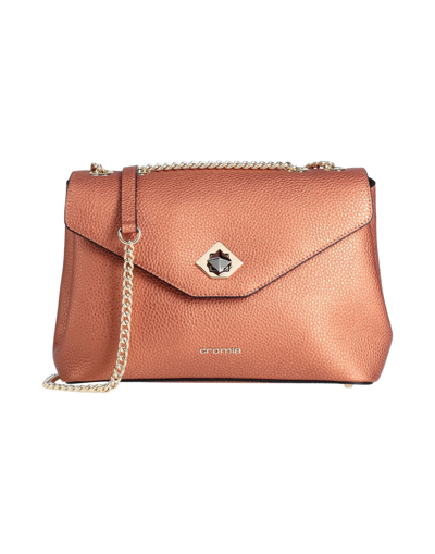 Shop Cromia Handbags In Copper