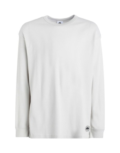 Shop Nike M Nsw Spu Ls Tee Man T-shirt Light Grey Size Xxl Cotton, Polyester