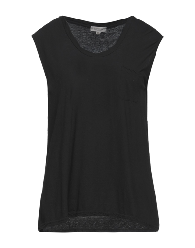 Shop Crossley Woman T-shirt Black Size Xs Cotton, Linen