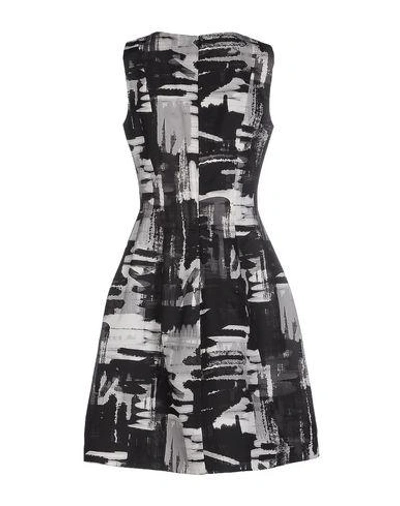 Shop Oscar De La Renta Knee-length Dress In Grey