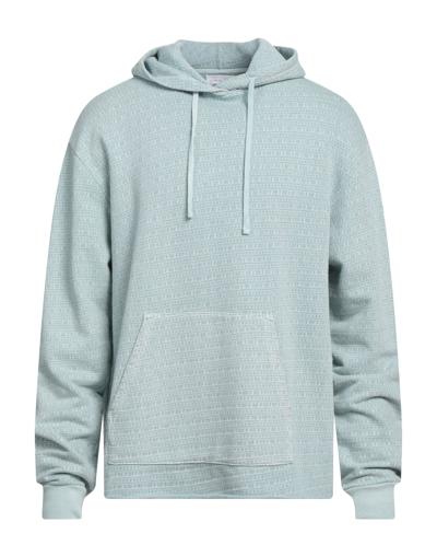 Shop John Elliott Man Sweatshirt Sky Blue Size 5 Cotton, Polyester