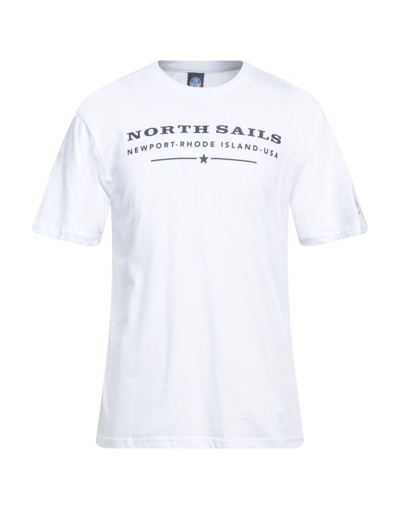 Shop North Sails Man T-shirt White Size Xl Cotton