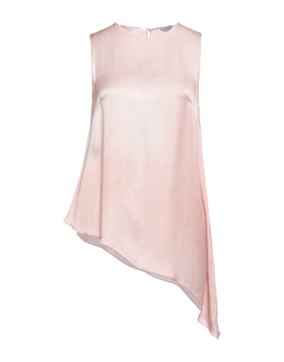 Shop Gran Sasso Woman Top Blush Size 10 Viscose, Silk In Pink