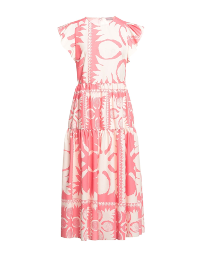 Shop Red Valentino Midi Dresses In Pink