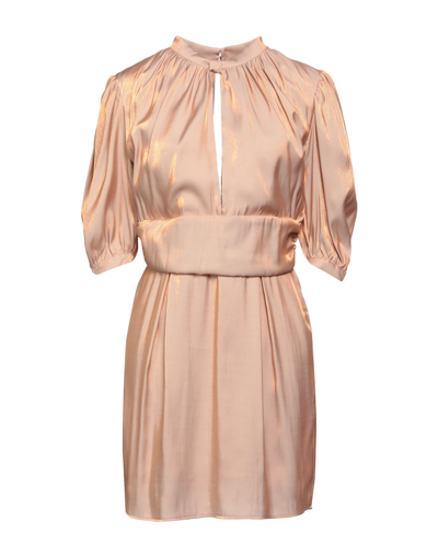 Shop Revise Woman Mini Dress Blush Size L Viscose, Polyester In Pink