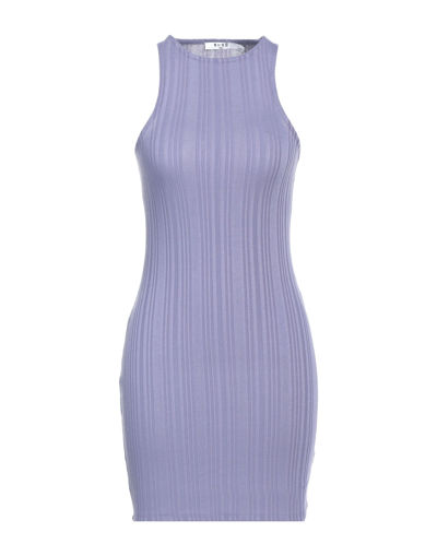 Shop Na-kd Woman Mini Dress Light Purple Size S Polyester, Elastane