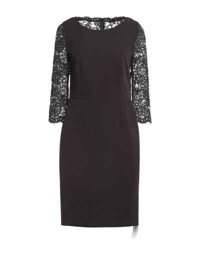 Shop Botondi Couture Woman Mini Dress Black Size 8 Rayon, Nylon