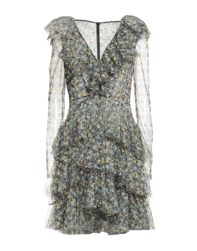 Shop Philosophy Di Lorenzo Serafini Woman Mini Dress Green Size 4 Polyester