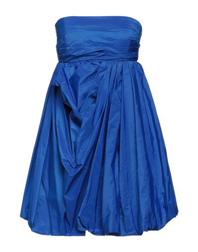 Shop Babylon Woman Mini Dress Bright Blue Size 10 Polyester