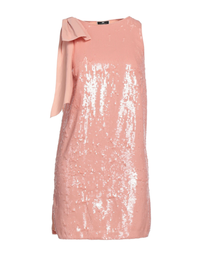 Shop Elisabetta Franchi Woman Mini Dress Blush Size 8 Polyester In Pink