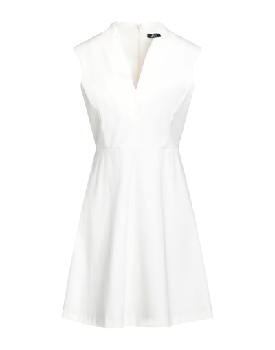Shop Lvl Level Vibes Level Woman Mini Dress Ivory Size L Cotton, Polyamide, Elastane In White