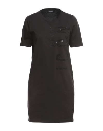 Dsquared2 Short Dresses In Black