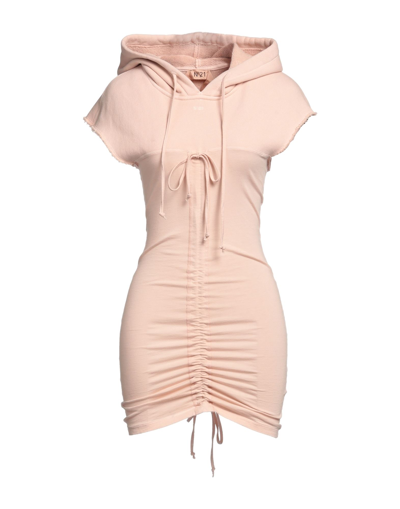 Shop Ndegree21 Woman Mini Dress Pink Size 4 Cotton