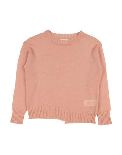 Shop Max & Lola Toddler Girl Sweater Apricot Size 6 Polyamide, Mohair Wool, Merino Wool In Orange