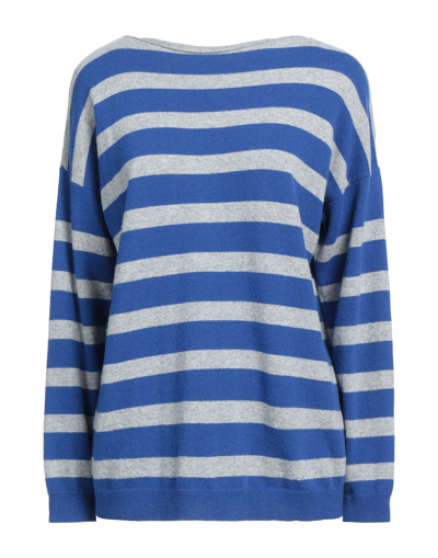 Shop Alpha Studio Sweaters In Blue