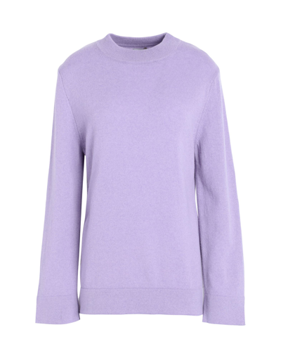 Shop Rifò Isotta Woman Sweater Lilac Size Xl Recycled Cashmere, Cashmere, Merino Wool In Purple