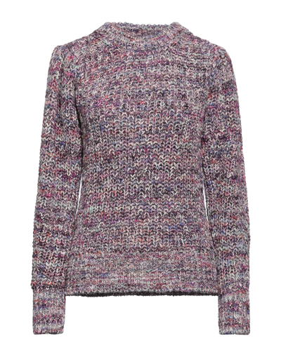 Shop Isabel Marant Étoile Marant Étoile Woman Sweater Mauve Size 8 Cotton, Acrylic, Wool, Recycled Cotton, Polyester In Purple