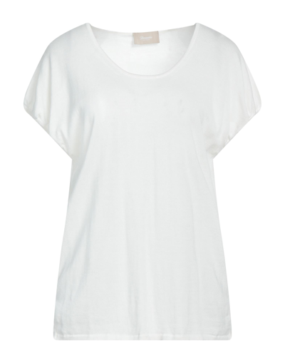 Shop Drumohr Woman Sweater Ivory Size L Cotton In White