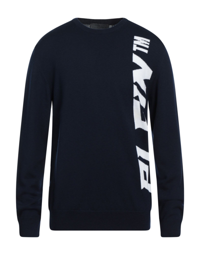 Shop Philipp Plein Man Sweater Midnight Blue Size 3xl Wool