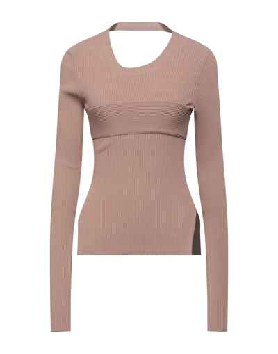 Shop Ndegree21 Woman Sweater Pastel Pink Size 4 Viscose, Polyester