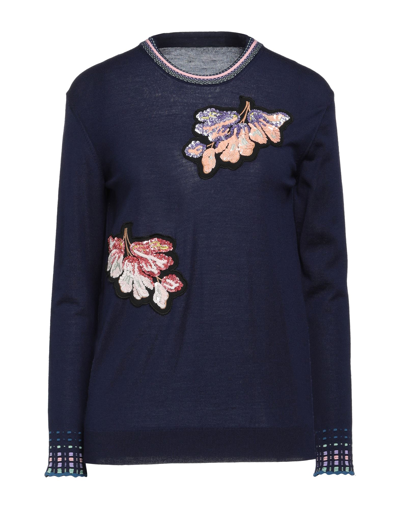 Shop Peter Pilotto Sweaters In Dark Blue