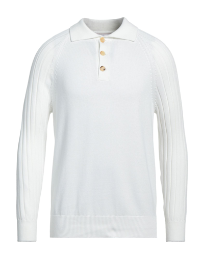 Shop Brunello Cucinelli Man Sweater White Size 38 Cotton