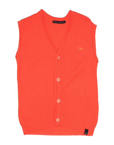 Shop Daniele Alessandrini Newborn Boy Cardigan Orange Size 3 Cotton, Acrylic