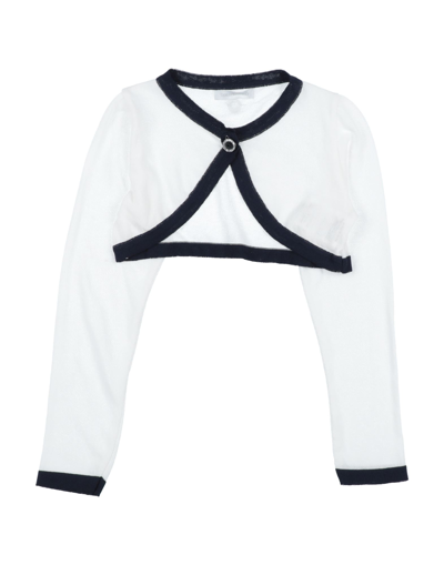 Shop Carlo Pignatelli Toddler Girl Wrap Cardigans White Size 5 Viscose, Nylon
