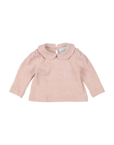 Shop Le Petit Coco Newborn Girl Sweater Light Pink Size 1 Cotton, Synthetic Fibers, Elastane, Viscose, Po