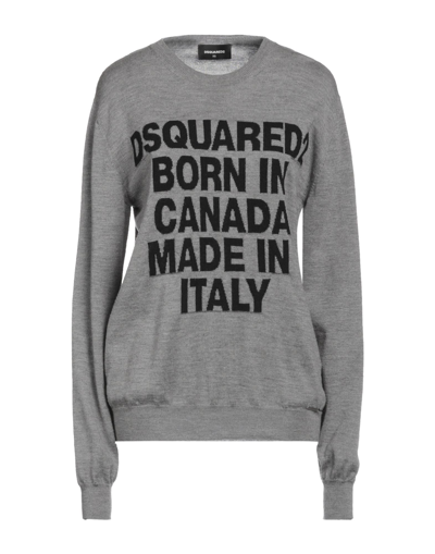 Shop Dsquared2 Sweaters In Grey