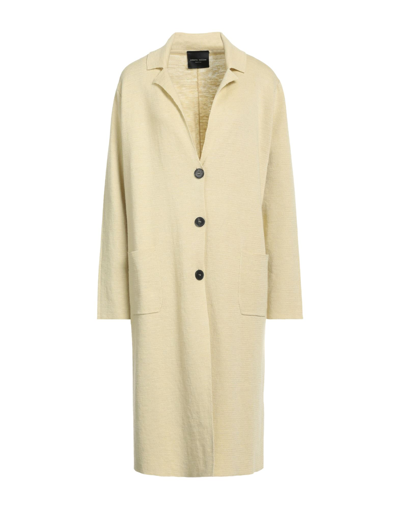 Shop Roberto Collina Woman Cardigan Light Yellow Size L Linen, Polyester