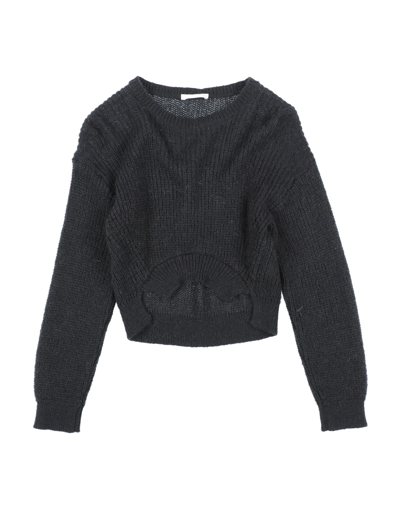 Shop L:ú L:ú By Miss Grant Toddler Girl Sweater Black Size 6 Acrylic, Polyamide, Wool, Mohair Wool
