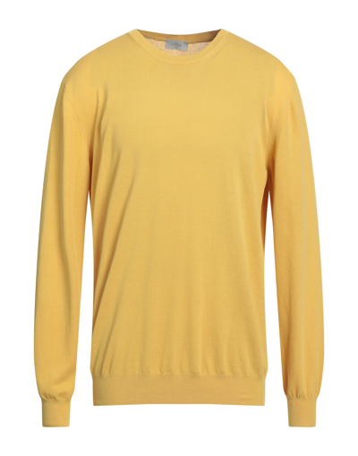 Shop Altea Man Sweater Ocher Size Xl Cotton In Yellow