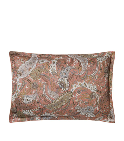 Shop Alexandre Turpault Zadig Oxford Pillowcase (50cm X 75cm) In Beige