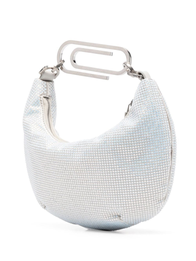 Off-white Sequinned Mini Bag In Grey