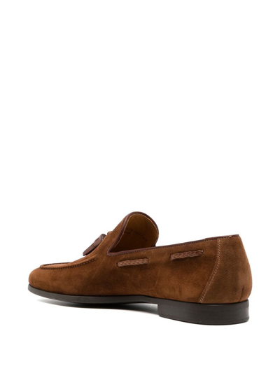 Shop Magnanni Tassel-detail Loafers In Brown