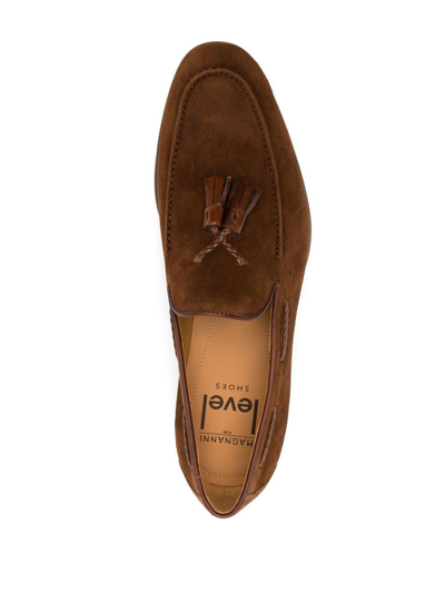 Shop Magnanni Tassel-detail Loafers In Brown