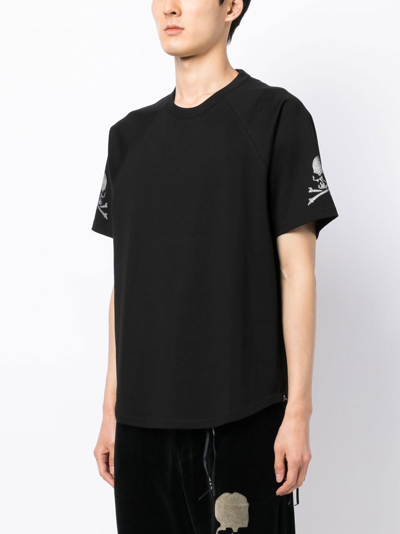 Shop Mastermind Japan Skull-print Short-sleeve T-shirt In Black