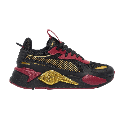 Pre-owned Puma Wmns Rs-x Glitz Cc 'black Tibetan Red Gold'