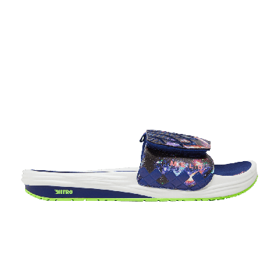 Pre-owned Puma Lamelo Ball X Nitrocat V Sandals 'galaxy' In Blue