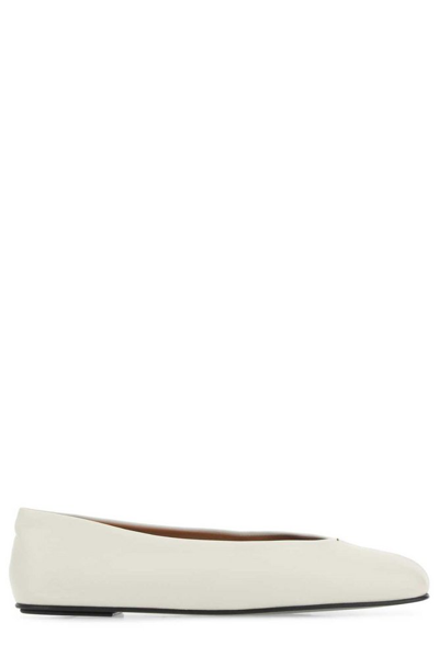Shop The Row Slip On Flats In White