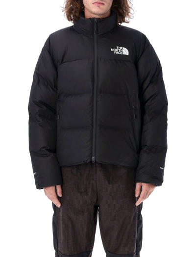 Shop The North Face Nuptse Zipped Padded Jacket In Black