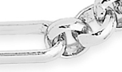 Sterling Forever Large Oval Link Chain Necklace In Silver