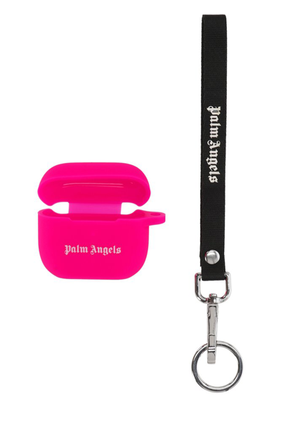 Shop Palm Angels Classic Airpods Case In Pink