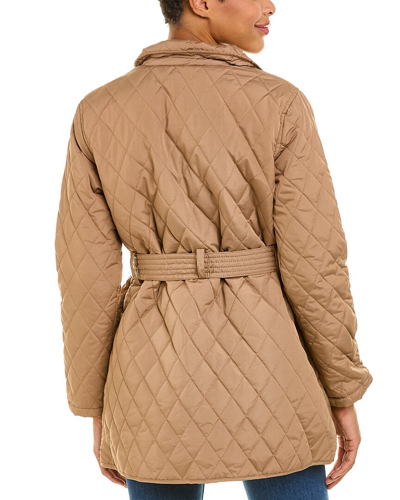 Shop Urban Republic Diamond Quilted Jacket In Brown